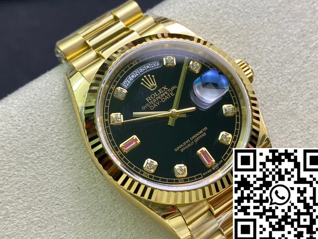 Yellow Rolex Gold EW 118208 Day Factory Date 0317